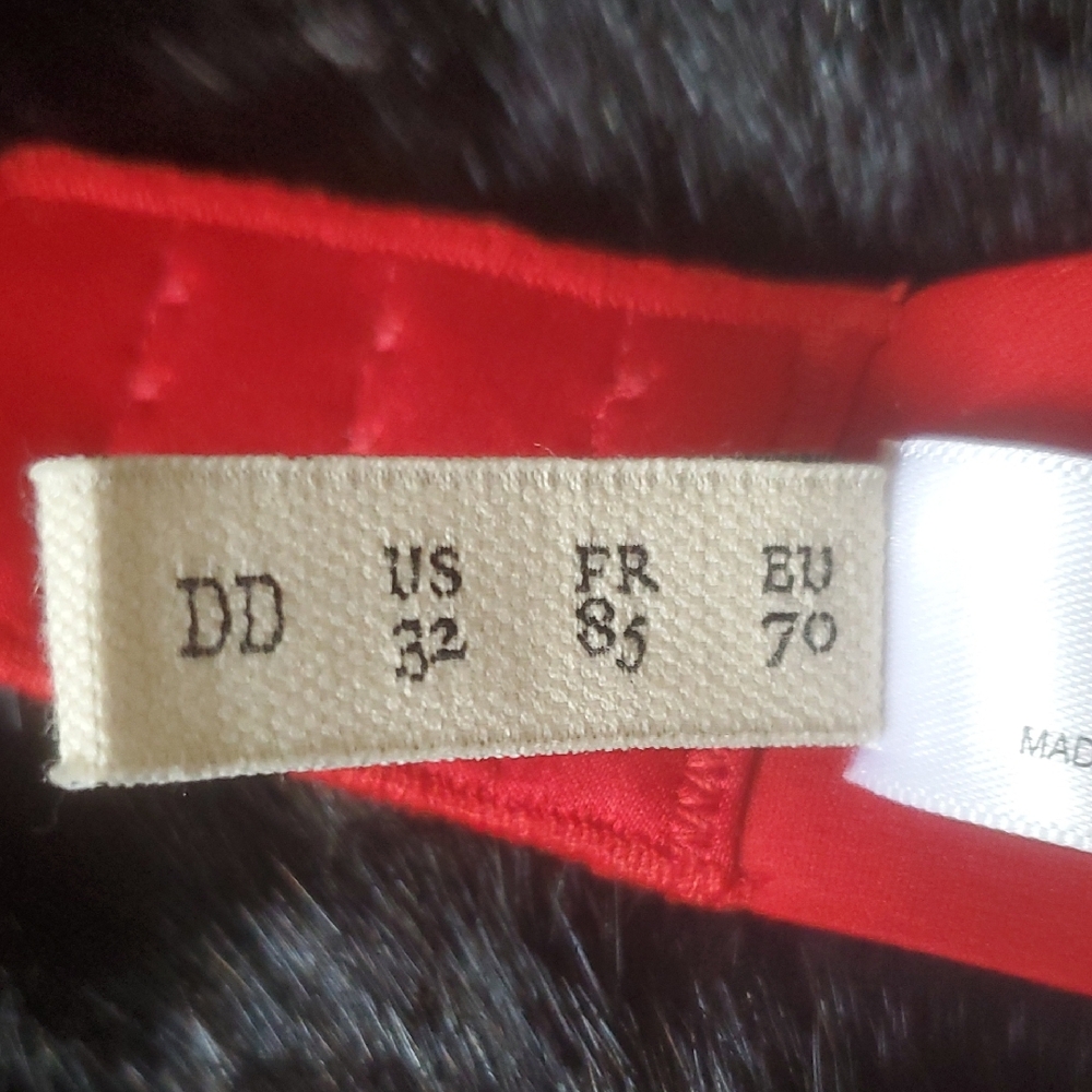 NWOT FLEUR DU MAL SEDUCE U-PLUNGE BRA , SZ:32DD - Picture 9 of 13